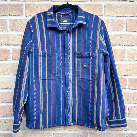 Vans Unisex “Off The Wall” Skate Surf Textile Jacket Heavy Cotton Shacket M - Picture 1 of 5